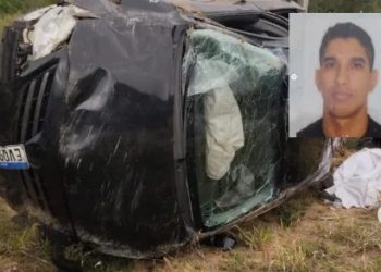 Carro com cinco pessoas capota na BA 414 após deixar festa em Capela do Alto Alegre; um homem morreu na hora