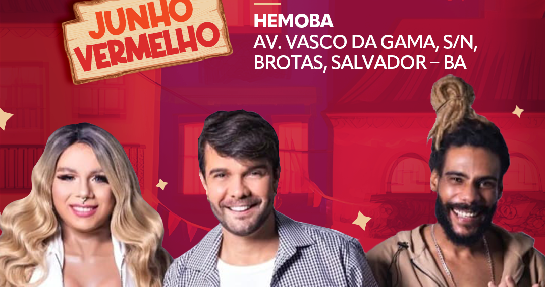 Doe sangue – Hemoba lança campanha do Junho Vermelho com forró da banda Tio Barnabé