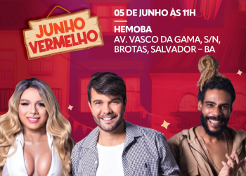 Doe sangue – Hemoba lança campanha do Junho Vermelho com forró da banda Tio Barnabé