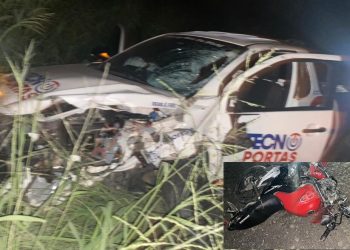 Homem morre em colisão envolvendo moto e carro na BR 116