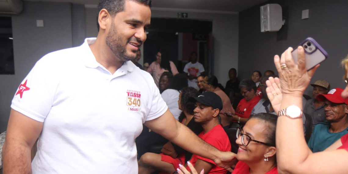 Tassio Brito, candidato de Wagner e Éden à presidência do PT-BA, realiza plenária em Feira de Santana, Lamarão e Serrinha, neste sábado (dia 7)