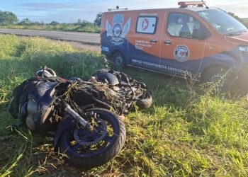 Mais um grave acidente é registrado na BR-324, em trecho de Vila Aparecida; motociclista não resiste aos ferimentos