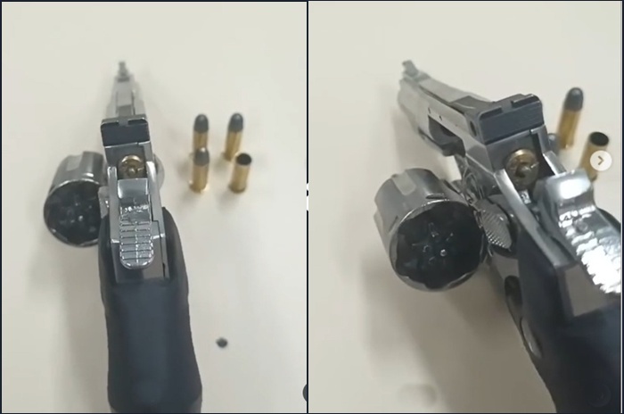 Polícia Civil apreende ‘arma de brinquedo’ adaptada para funcionar com poderio de fogo de uma calibre.38