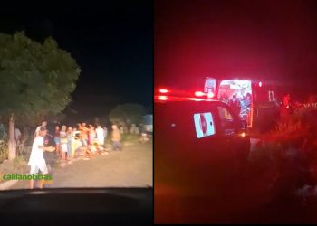 Casal fica ferido após colisão entre moto e vaca na zona rural de Riachão do Jacuípe