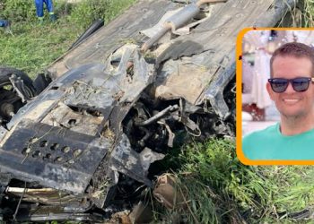 Colisão envolvendo Civic e carreta na BR 324 deixa um morto e dois feridos