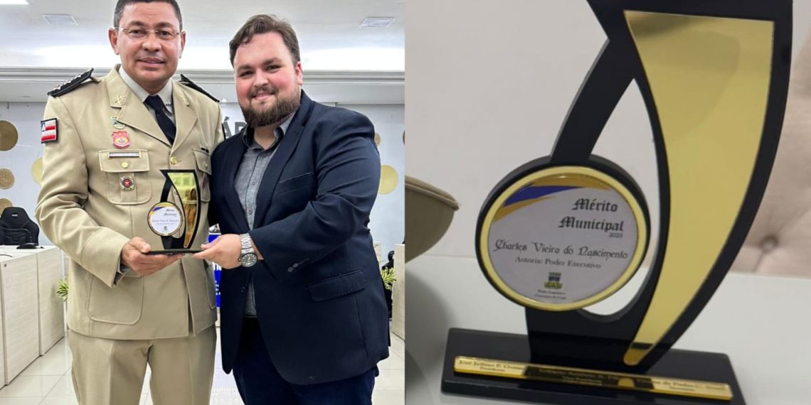Comandante da 4ª CIA PM Coité recebe honraria da Câmara de Vereadores por serviços prestados à segurança pública