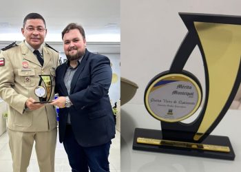Comandante da 4ª CIA PM Coité recebe honraria da Câmara de Vereadores por serviços prestados à segurança pública