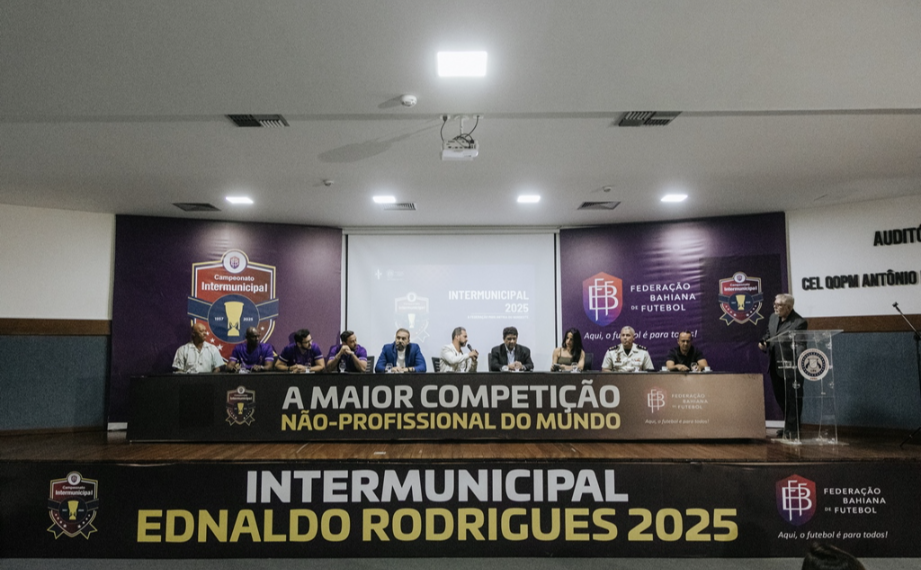 Em evento com ligas e convidados, FBF lança o Intermunicipal 2025