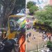 Dez pessoas ficam feridas após ônibus escolar com mais de 50 estudantes bater em árvore