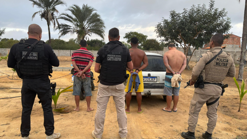 Três fugitivos de estado de MG acusado de matar por encomenda são presos na zona rural de Jacobina