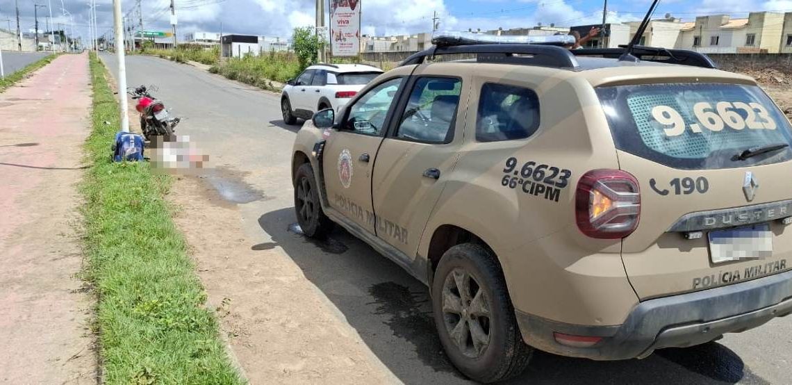 Homem morre após colidir motocicleta em poste