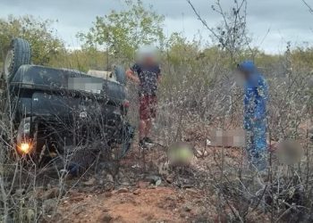 Casal morre em grave acidente na zona rural; crianças que estavam no veículo sobreviveram