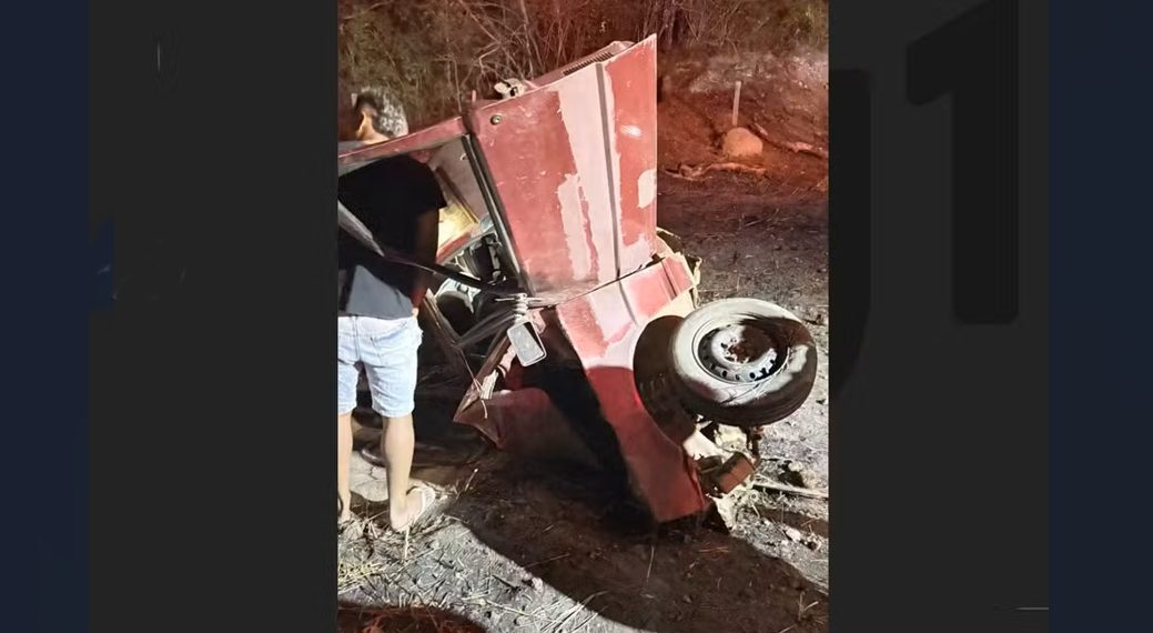 Quatro pessoas da mesma família que voltavam de velório morrem após batida entre carro e caminhonete na BR 135