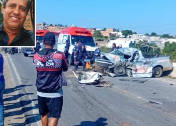 Grave acidente envolvendo três veículos, deixa uma vítima fatal, na BR 410