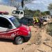 Homem é arremessado após capotamento de carro na BA-411
