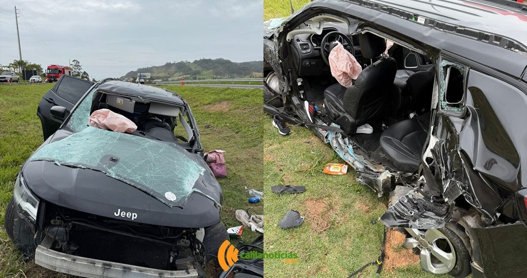 Colisão frontal entre dois carros deixa 4 feridos na BR 101 em Santa Catarina; duas vítimas são naturais de Retirolândia-BA