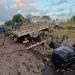 Colisão entre caminhões carregados de café e mangas deixa dois mortos na BR-116 sul