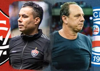 Vitória x Bahia: Rogério Ceni defende invencibilidade sobre Jair Ventura no 1º encontro em Ba-Vi