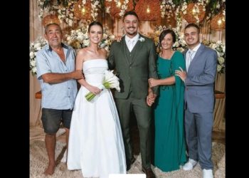 MG – Pai vai descalço e de bermuda ao casamento da filha