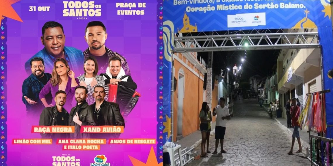 Contagem regressiva para a Festa de Todos os Santos: Monte Santo se prepara para viver fé, cultura e emoção em um só evento