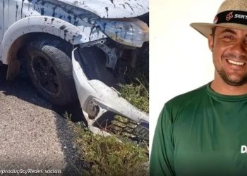 Homem morre e outros três ficam feridos após carro capotar na BR 235