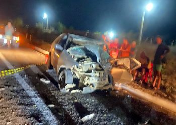 Idoso de 83 anos morre em colisão frontal entre Palio e S10 na BA-052; duas pessoas ficaram feridas