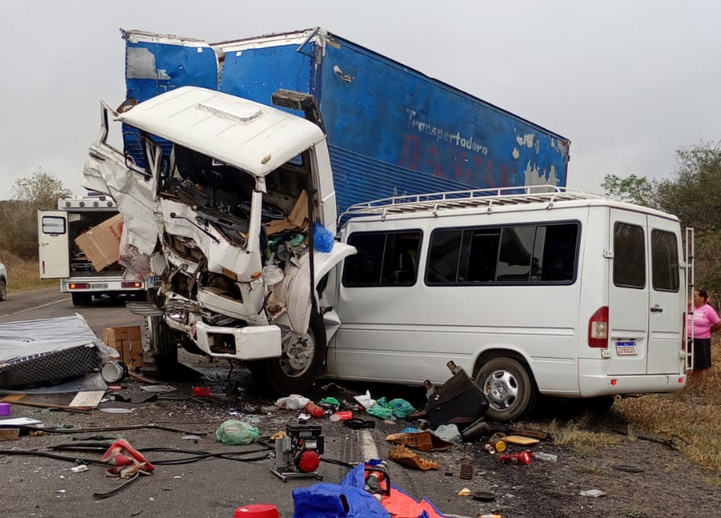 Idoso morre em colisão ocorrida em trecho da BR-116 Sul