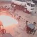 MA – Homem causa princípio de incêndio ao acender cigarro em posto de combustíveis