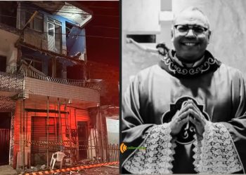 Padre e outras duas pessoas morrem após laje de casa desabar durante cerimônia religiosa