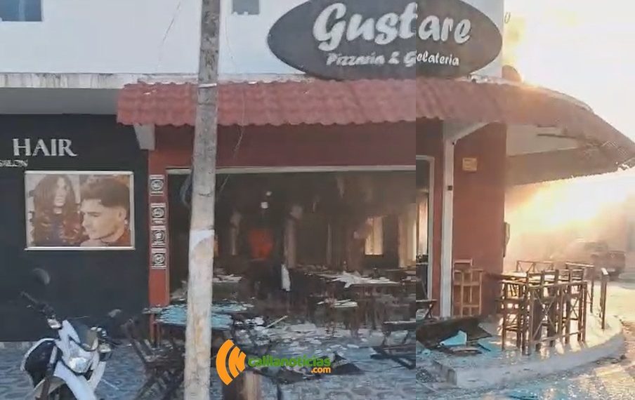 Explosão por vazamento de gás destrói pizzaria tradicional em Caldas do Jorro e deixa feridos
