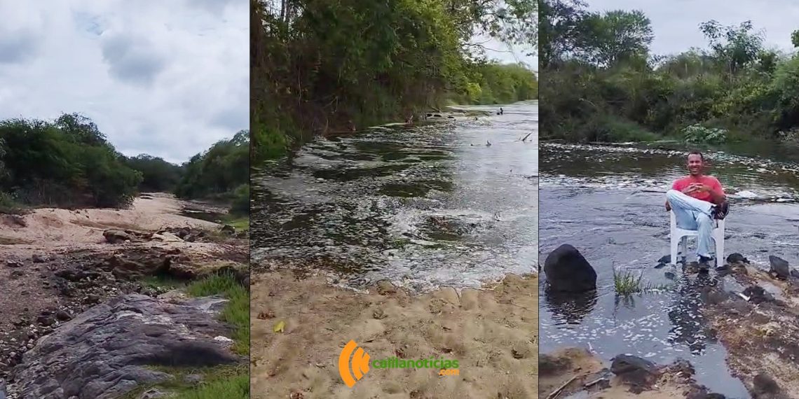 Vídeo – Ansioso, cidadão monitora à chegada das águas do rio Jacuípe em Barreiros.”Um espetáculo da natureza”