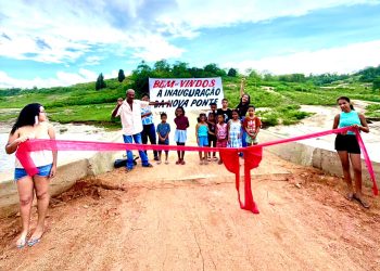 Guaratinga inaugura ponte sobre o Rio do Peixe e vira página após enchentes de 2021