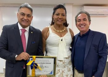 Deputado Luciano Araújo após receber Luciano Araújo receber o título de Cidadão Coiteense reforça compromisso com o município