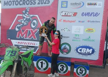 Ex-vereador Samuel Mototáxi, de Capim Grosso, é campeão baiano de motocross 2025 na categoria MX3