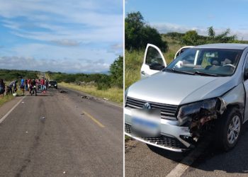 Dois mortos em acidente automobilístico na BA 131