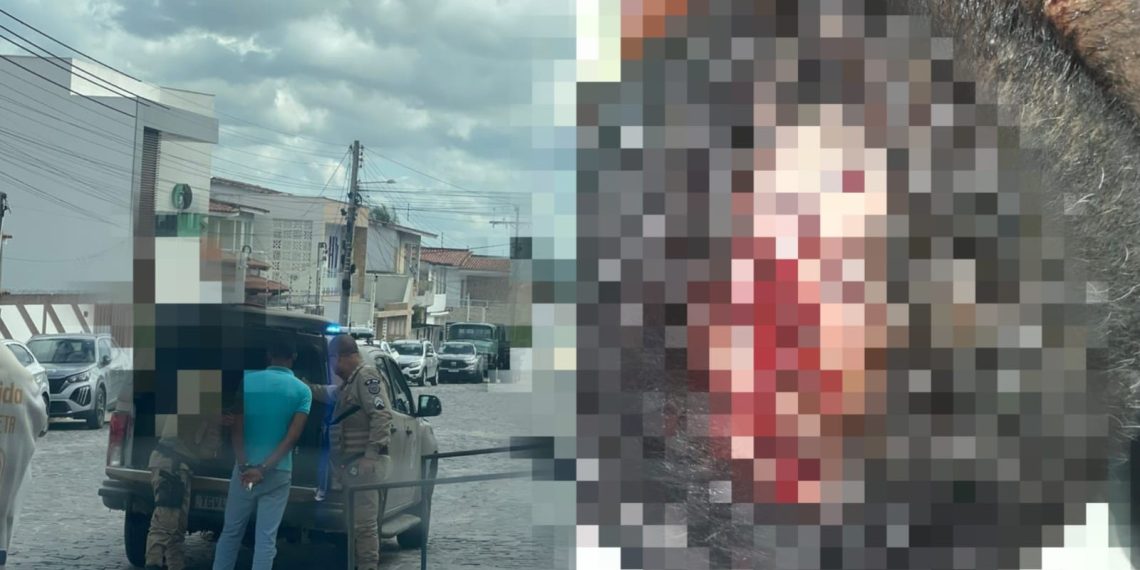 Subcomandante do Águia Resgate é ferido por golpe de facão na cabeça no centro de Coité