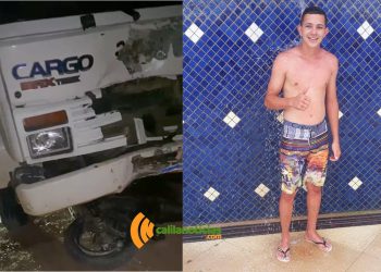 Motociclista morre após colisão frontal com caminhão na BA-395