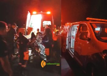 Jovem de 26 anos fica gravemente ferida em acidente de moto na BR 324, próximo ao Posto Trevo