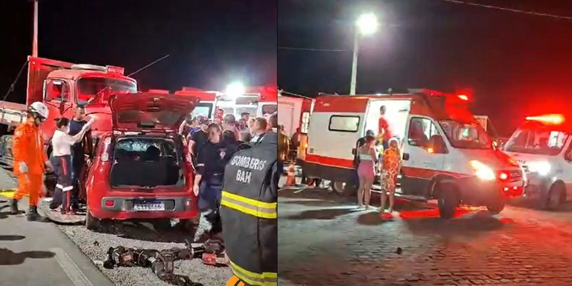 Motorista de caminhão com sinais de embriaguez provoca acidente na BR 407. Ele disse que estaria indo para Conceição do Coité fazer o motor do veículo