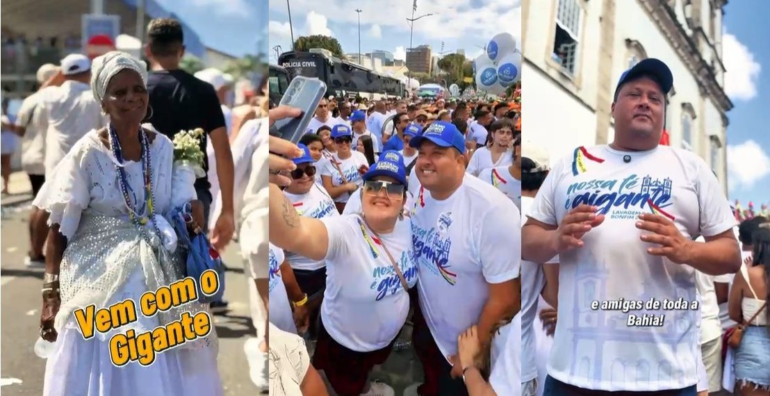 Ex-prefeito de Euclides da Cunha, Luciano Pinheiro participa da Lavagem do Bonfim em Salvador e confirma intenção de disputar vaga na Assembleia Legislativa