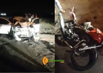 Motociclista morre em colisão com carro na BA 120