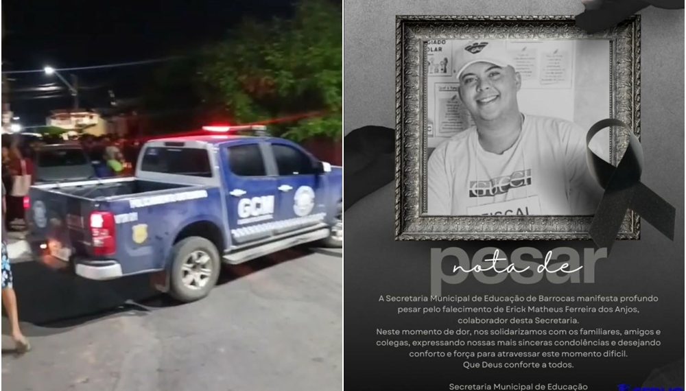 Servidor público municipal é morto a tiros no centro de Barrocas