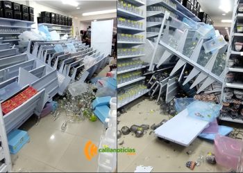 Coité – Funcionária de loja fica ferida após desabamento de prateleira