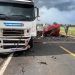 Cinco pessoas da mesma família morrem após acidente entre carro e caminhão na BR 135