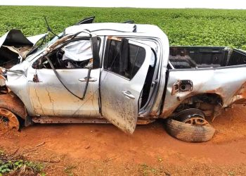 Mulher natural de Queimadas morre após perder o controle da direção e caminhonete capotar no estado de Minas Gerais