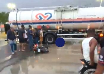 Homem morre em acidente envolvendo moto e carreta na BR 116 Norte