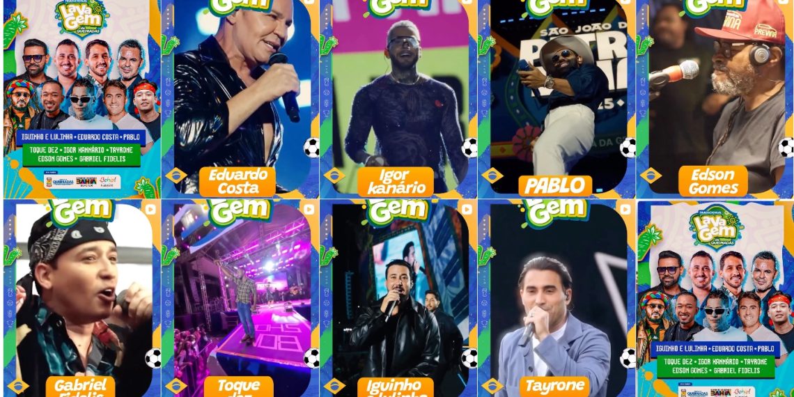 Prefeitura de Queimadas divulga atrações da tradicional Lavagem 2026