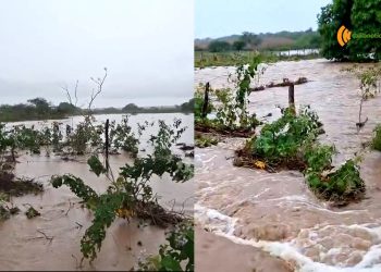 Ribeira do Amparo na rota do forte temporal na região nordeste do estado; Prefeitura divulgou situação de alerta
