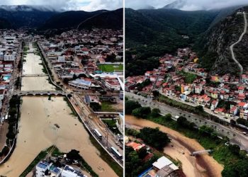 Imagens feitas por drone mostram situação de Jacobina após forte chuva de 170mm