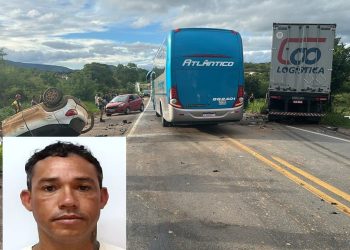 Suspeito de matar patroa a marteladas morre em acidente durante perseguição policial na BR-407